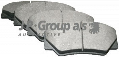 JP GROUP 1563600710 -  Комплект тормозных колодок, дисковый тормоз